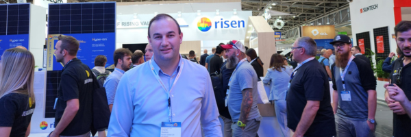 Charlie Beatson at Intersolar